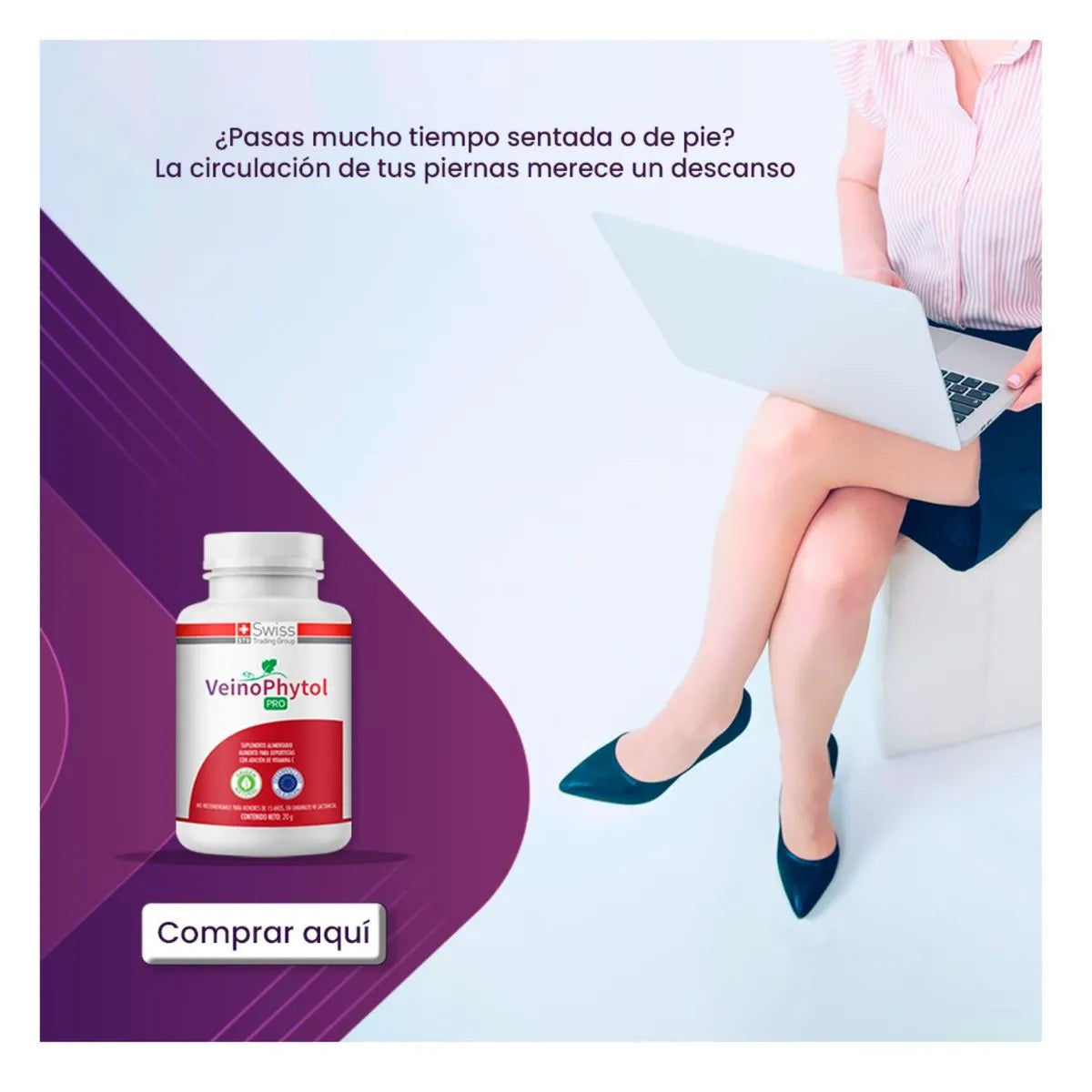 VeinoPhytol Pro – Dile adiós a las piernas cansadas y con várices
