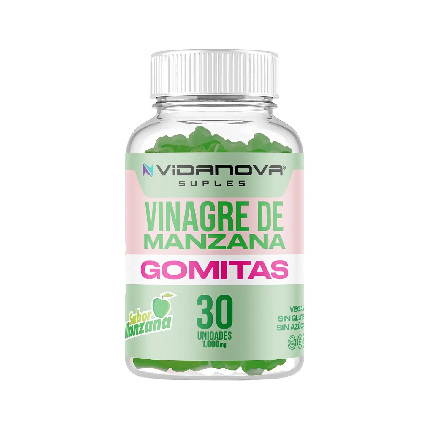 Vinagre de Manzana - Gomitas Sabor Manzana 1000mg