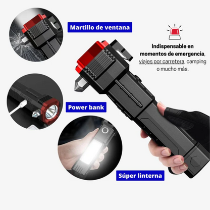 TitanFlash™ - Linterna Multifuncional 4 en 1