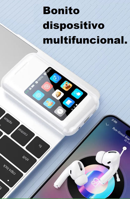 NexPod ™ – Audífonos con Pantalla Táctil Multimedia y Power Bank