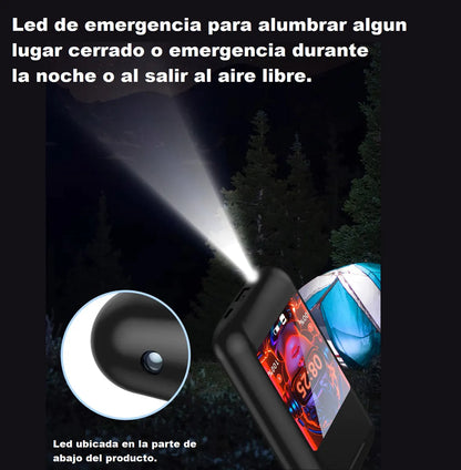 NexPod ™ – Audífonos con Pantalla Táctil Multimedia y Power Bank