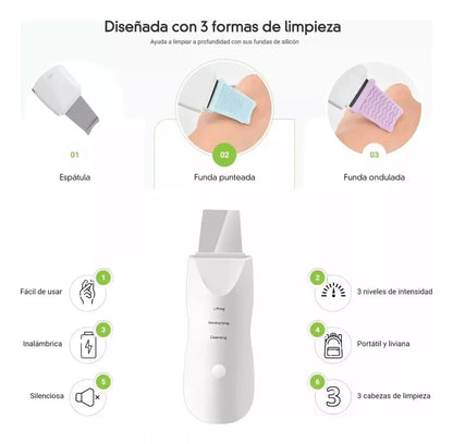 SkinPure™ – Limpiador Facial Inalámbrico