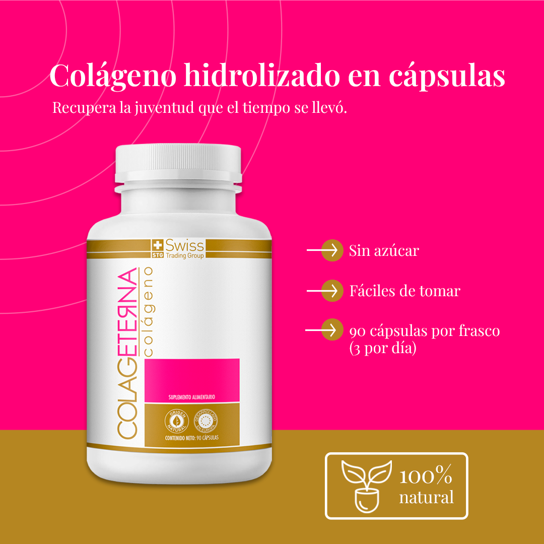 Colageterna - Colágeno Hidrolizado en Cápsulas