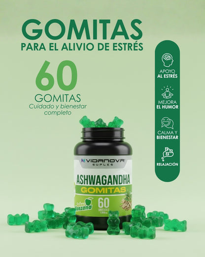 Ashwagandha 1000 mg en Gomitas – Calma tu mente y recupera tu equilibrio
