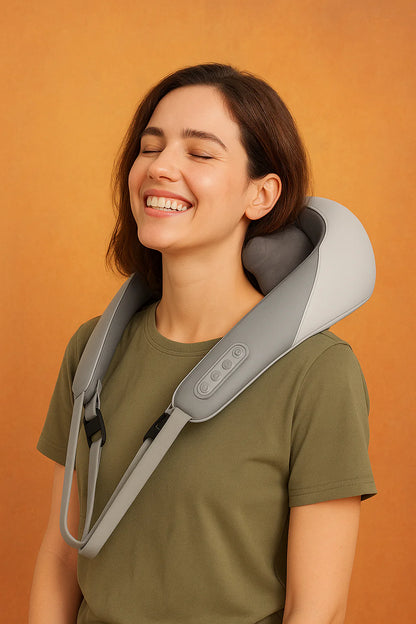 Relaxa™ – Masajeador Cervical Inalámbrico
