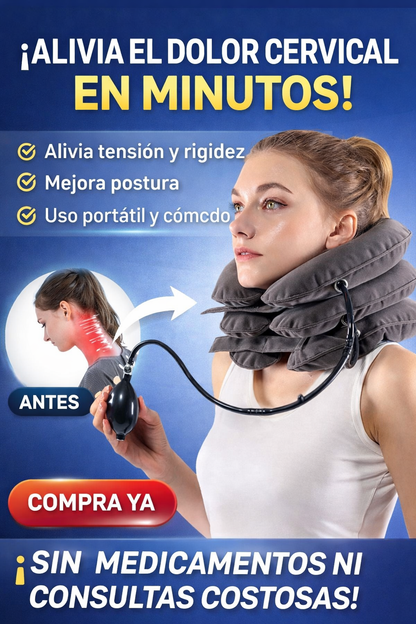 RelaxNova™ – Almohada Ortopédica Inflable