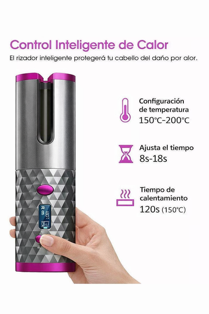 Elixa™ – Rizador de Pelo Inalámbrico