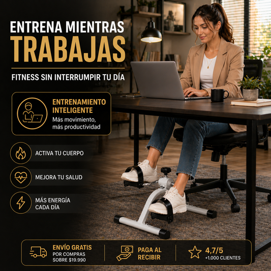 PedalFit Pro™ – Mini Bicicleta Estática Portátil