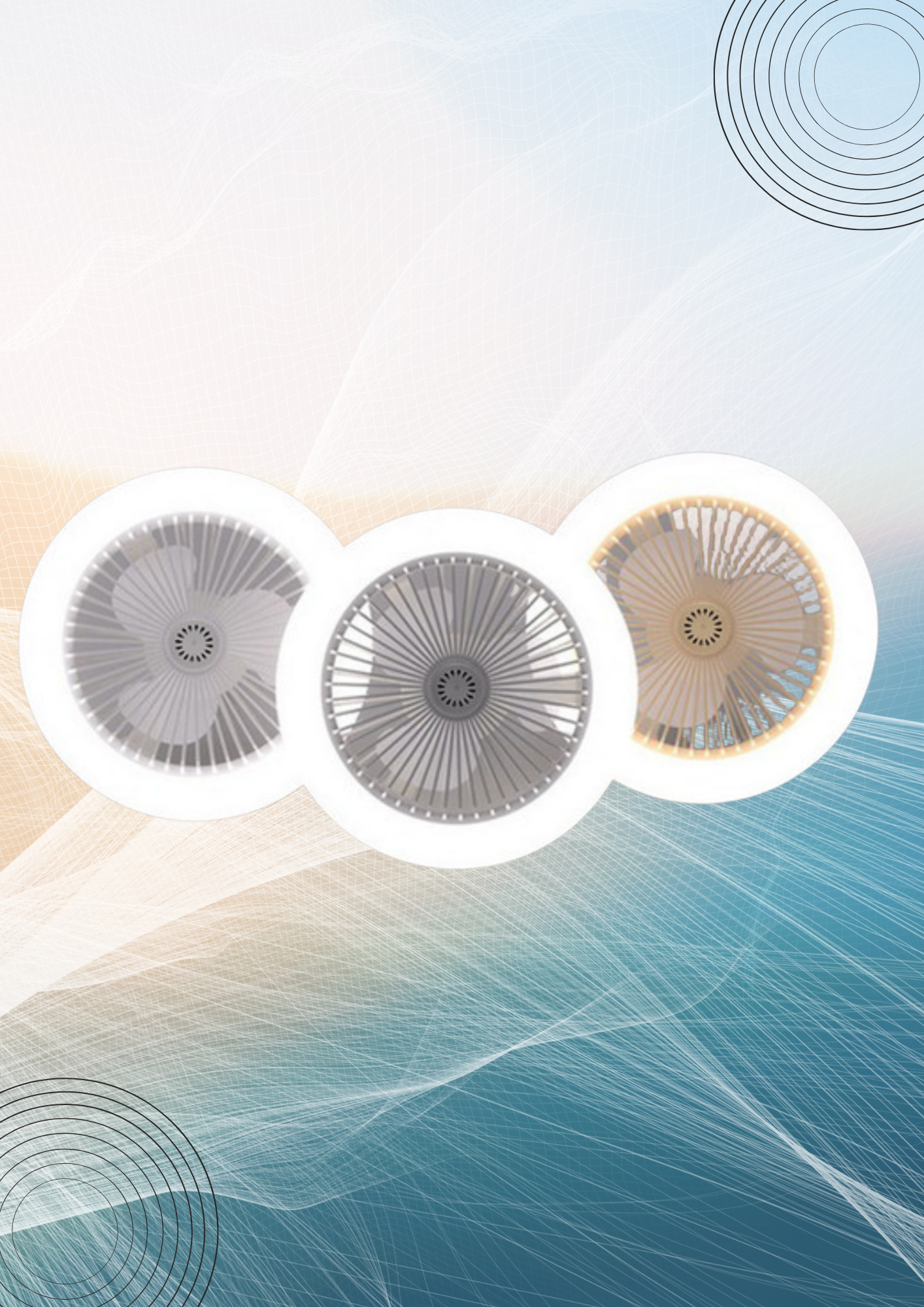 AeroLux™ – Ventilador de techo con Iluminación LED