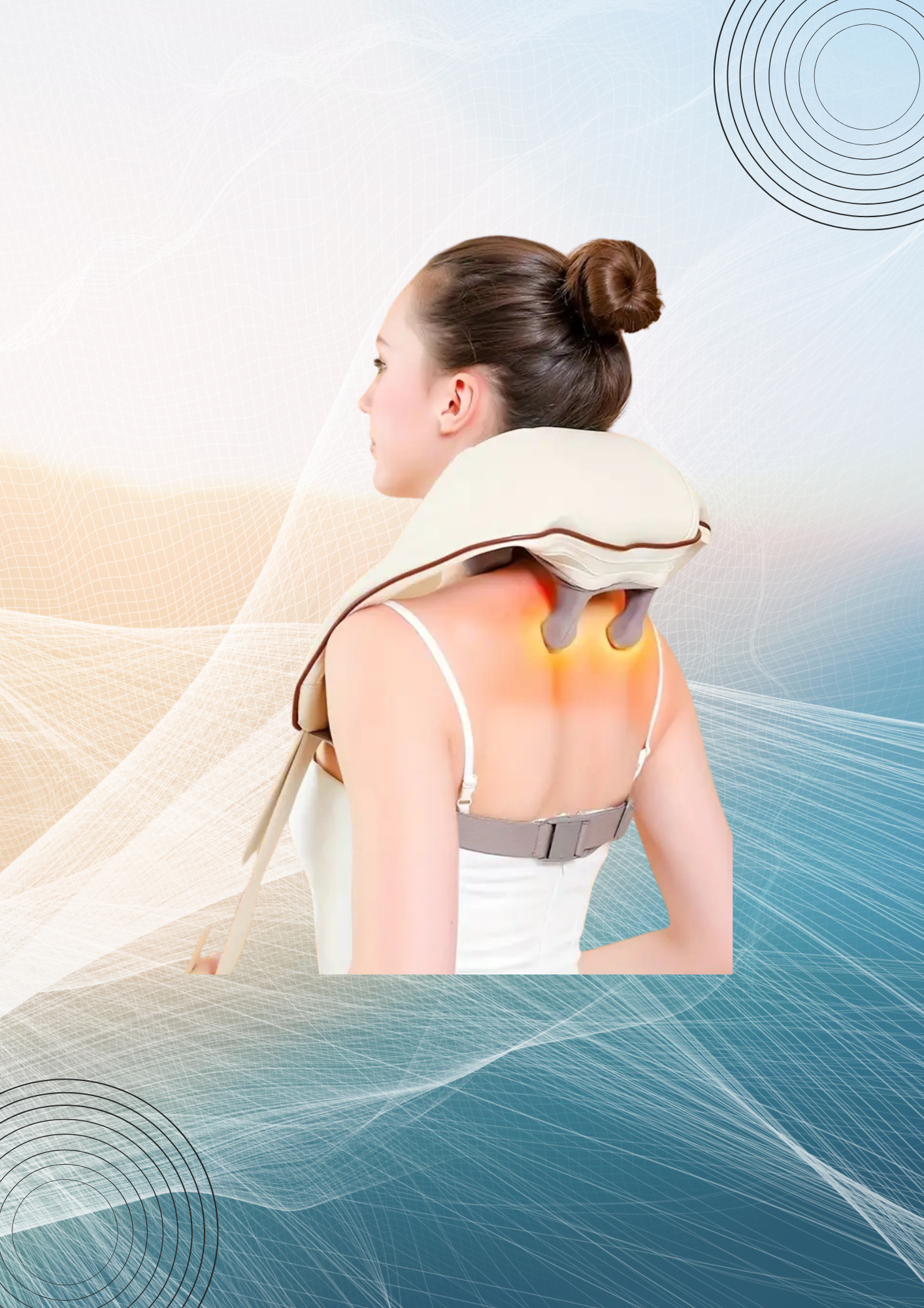 Relaxa™ – Masajeador Cervical Inalámbrico