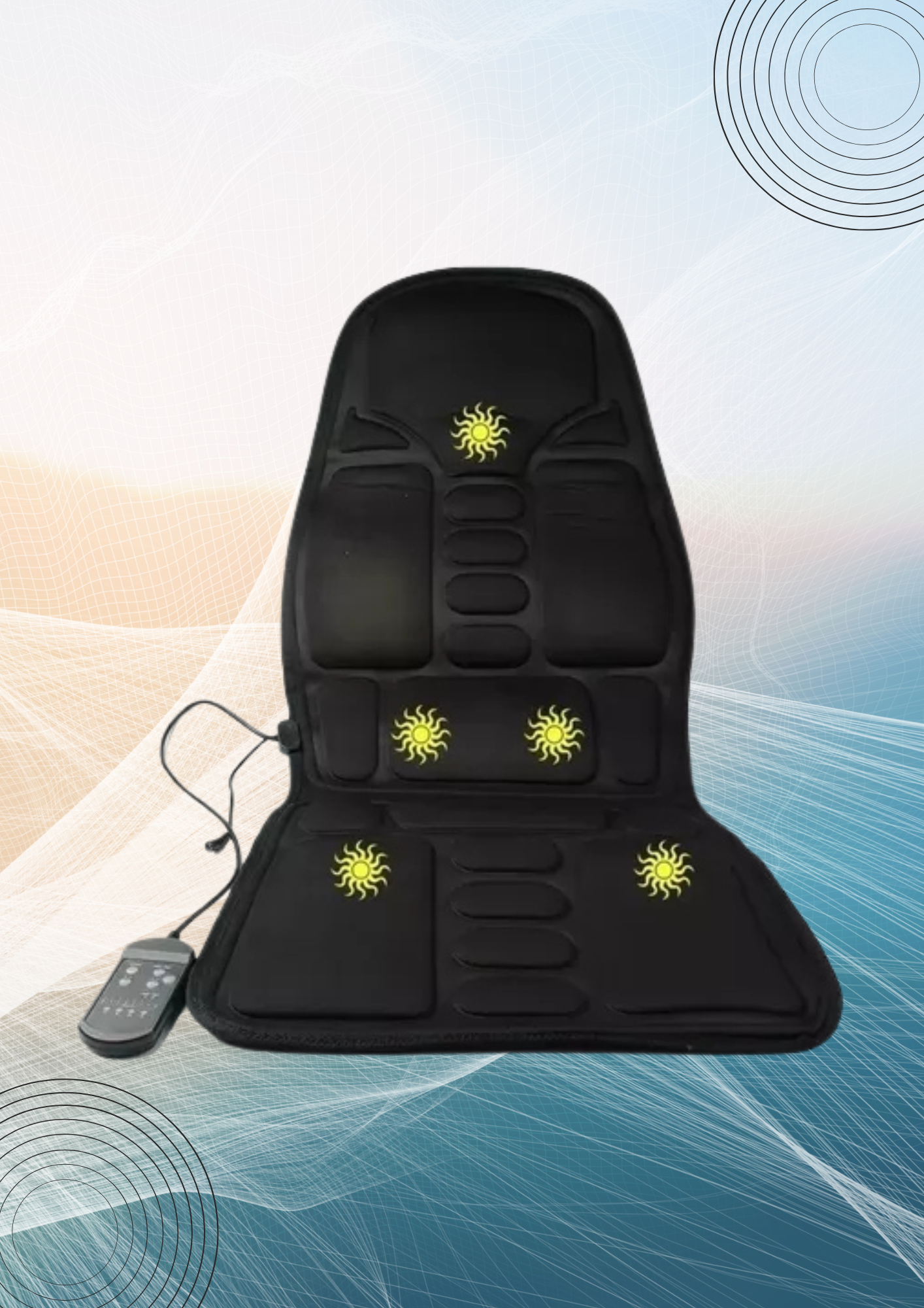 ComfortDrive™ – Asiento Masajeador Robótico Alivia Dolor de Espalda