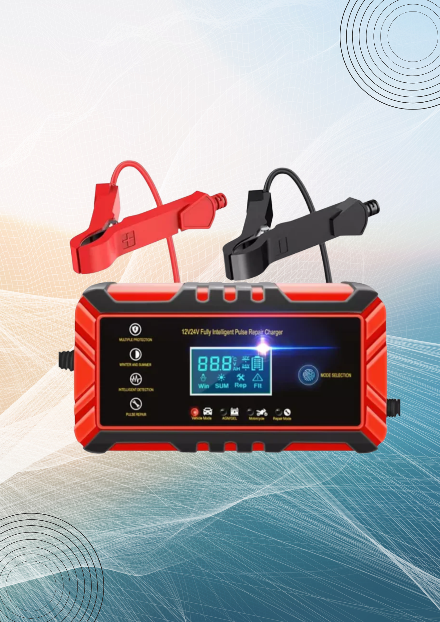 AutoCharge™ – Cargador Inteligente para Batería de Auto