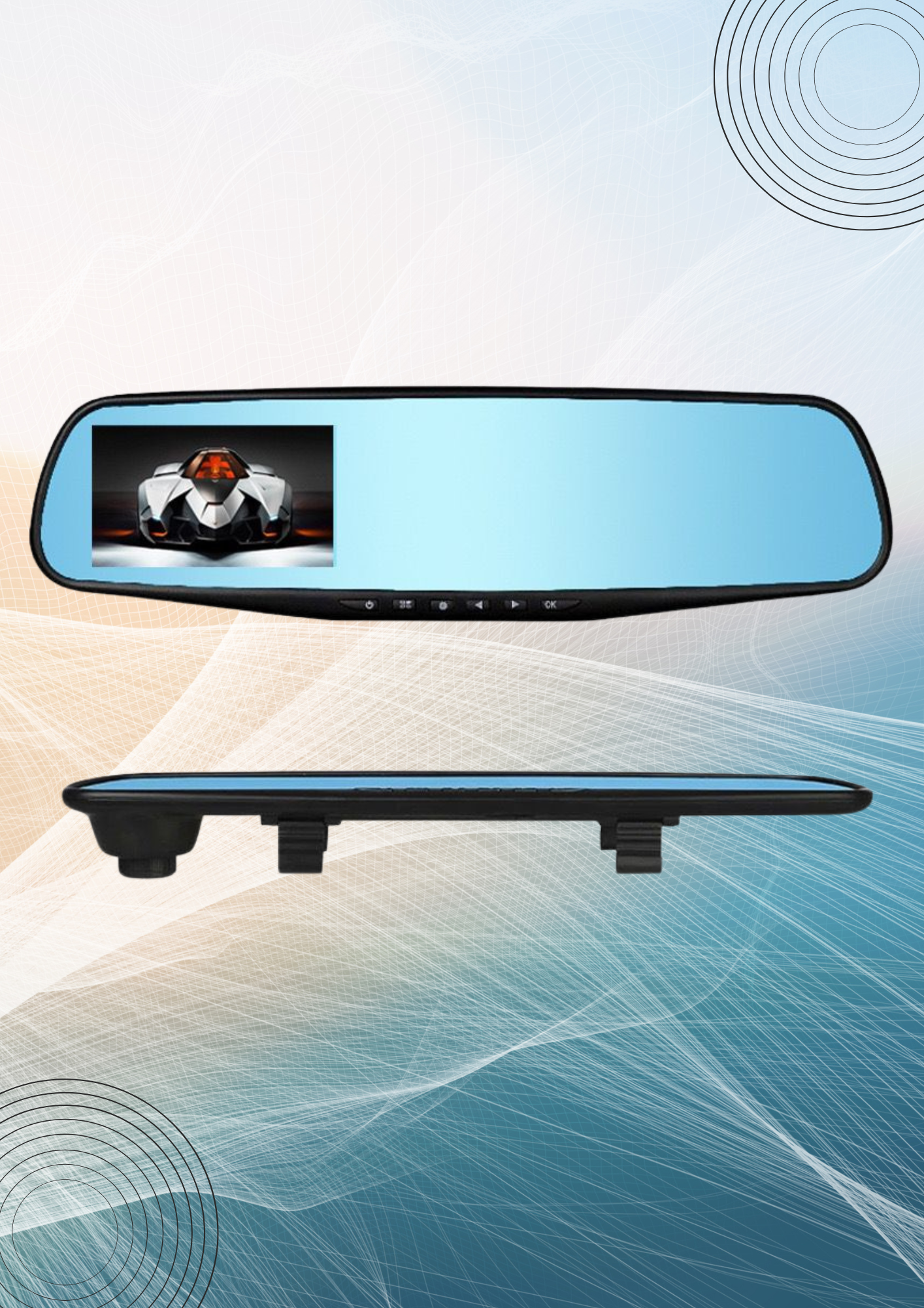 DriveCam™ – Espejo Retrovisor con Cámara Retroceso