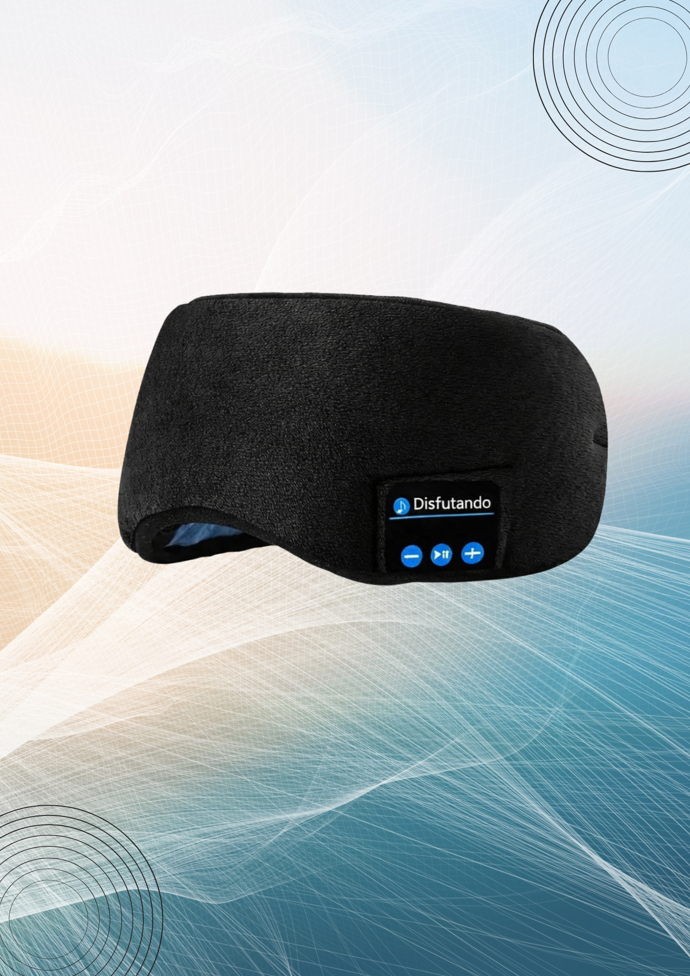 Dormex™ – Antifaz  con Audífonos Bluetooth