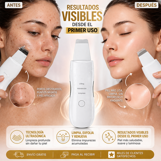 SkinPure™ – Limpiador Facial Inalámbrico